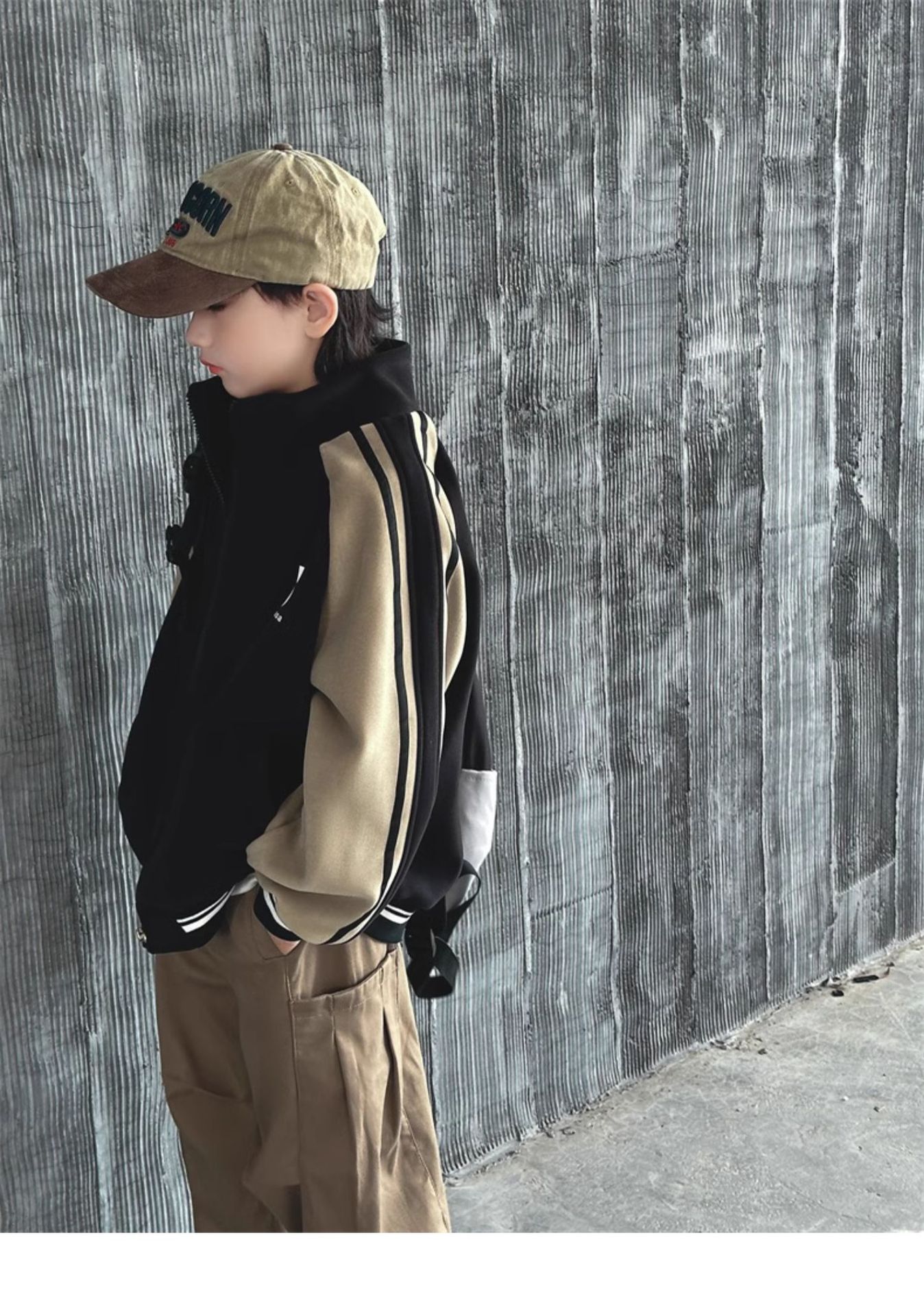 2024 New Loose Jacket, Spring and Autumn Versatile Cardigan, Boys' Handsome Hoodie, Baseball Jacket_voghion.com