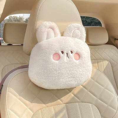 waist cushion cute creative – Headrest - kawaii-white-rabbit-headrest