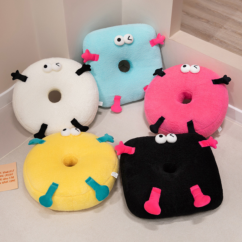 Cojín de dopamina, cojín de asiento cuadrado de ojos grandes, cojín de asiento de oficina, cojín de cojín redondo, cojín de cojín de cojín