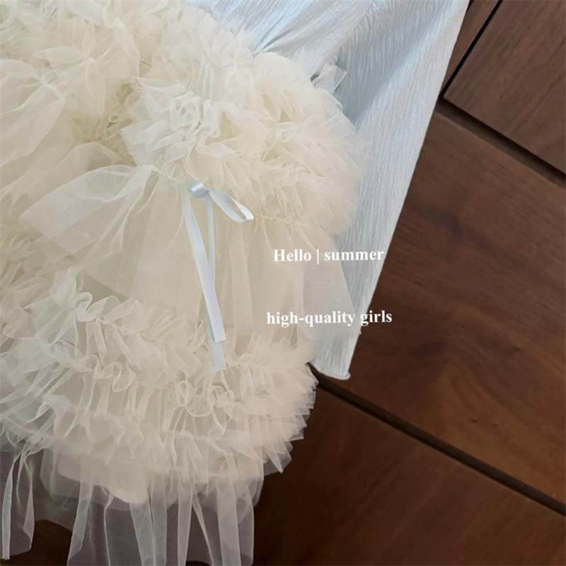 Niña princesa primavera y otoño mangas largas nuevos vestidos bebés niños 2025 vestidos de estilo fragante pastel vestido de moda