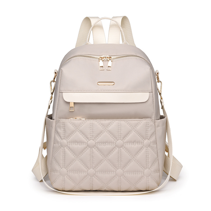 Mochila de mujer de nylon de nuevo estilo al por mayor transfronteriza 2024 Mochila multifuncional de viaje al aire libre de todo fósforo de moda Mochila escolar