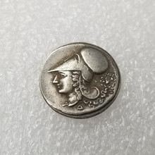 仿古工艺品希腊硬币铜镀银做旧银元银圆批发#3388