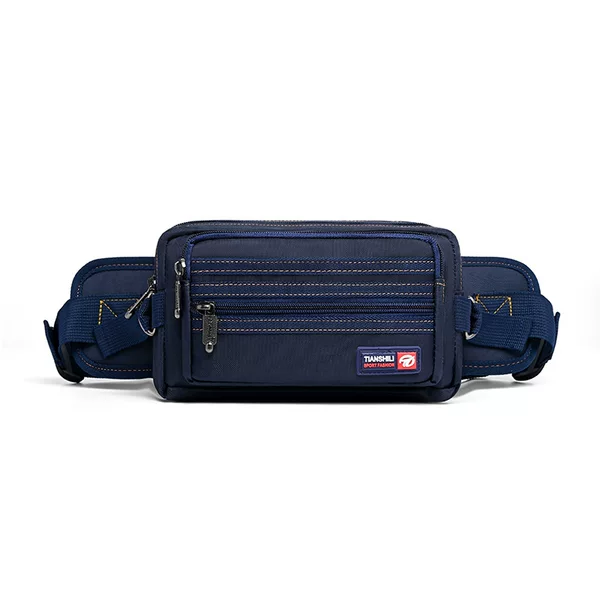 Cross-border men's outdoor waist bag, durable and multifunctional Oxford cloth men's shoulder bag for construction site work