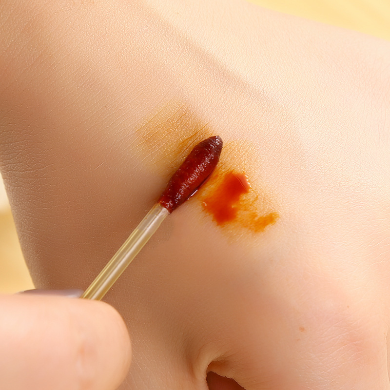 一次性碘伏棉签碘酒消毒棉签 家用小伤口消毒清洁碘伏棉签棒杀菌