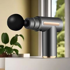 越境アマゾンミニ筋膜ガン、充電式筋肉マッサージ器、フィットネスプロ仕様、ブラシ付き、人気商品