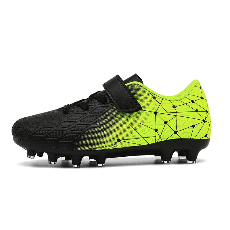 2025 nuevos zapatos de fútbol transfronterizos para hombres y mujeres, zapatos de fútbol para niños y adolescentes de baja altura, venta directa de fábrica