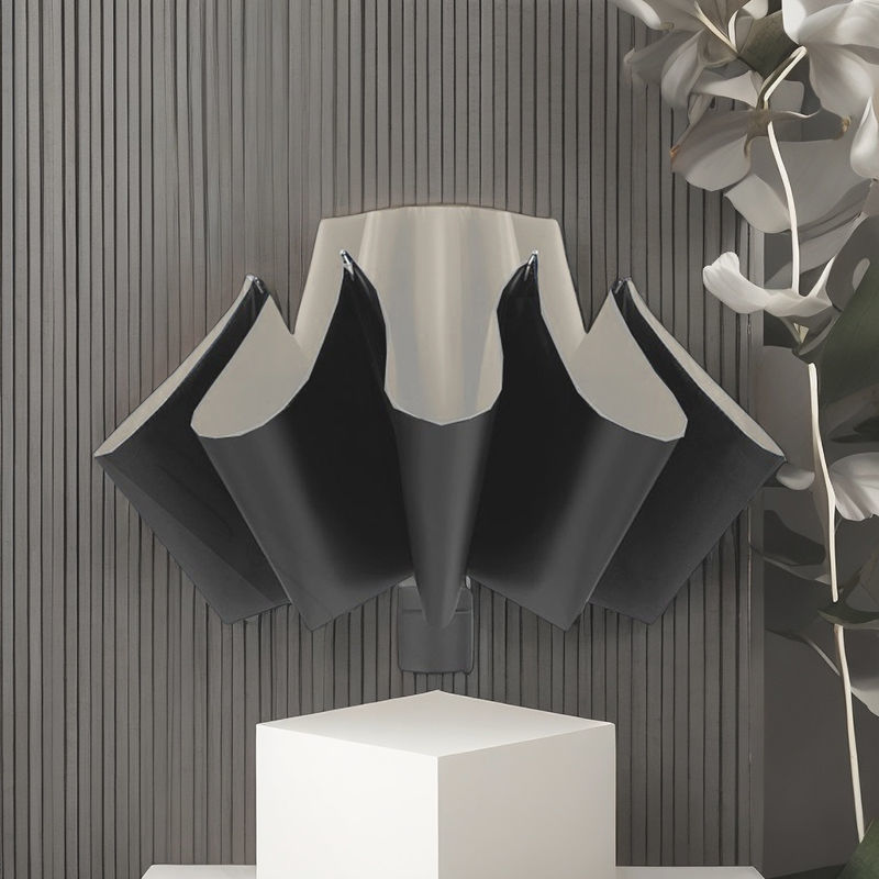 Luz natural de vinilo ligera con paraguas portátiles de protección solar UV lluvia cápsula de doble propósito con paraguas de seis plegadas