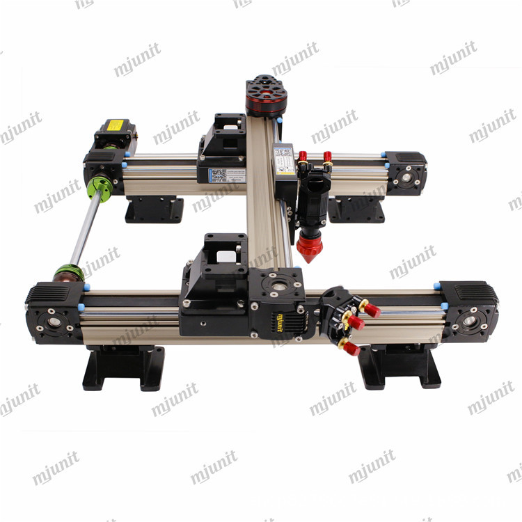 mjunit双头激光切割同步带模组十字滑台搬运喷涂械手电动龙门滑轨