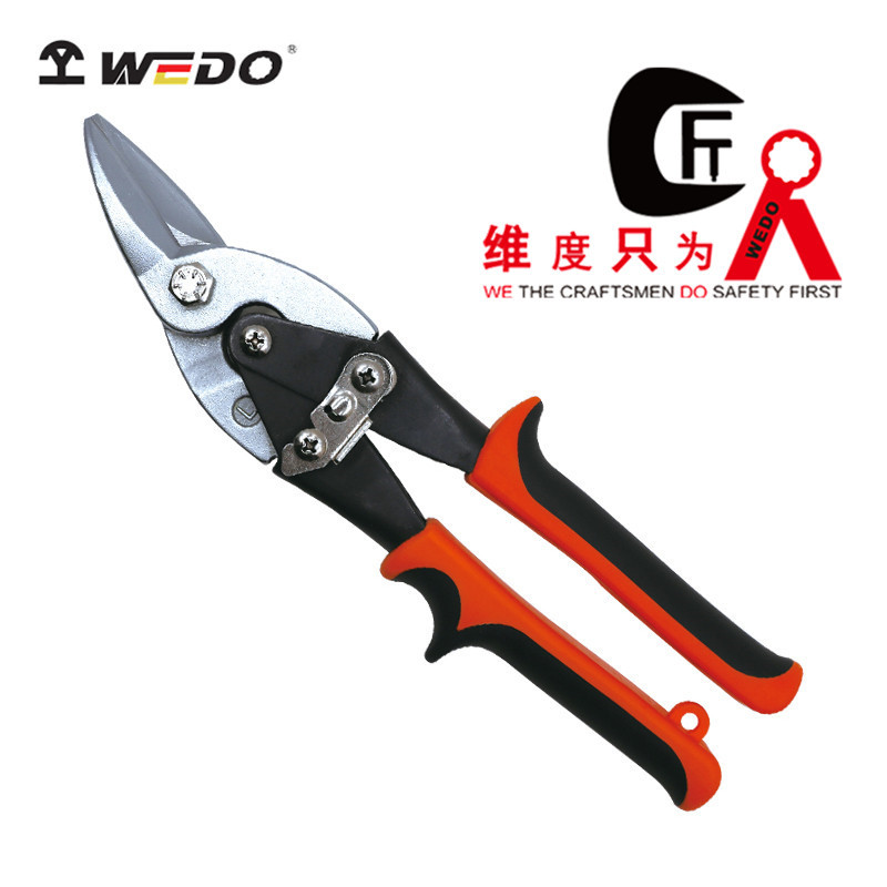 WEDO维度厂家铁皮剪刀龙骨剪工业剪刀航空剪刀右弯头剪刀WD346-10