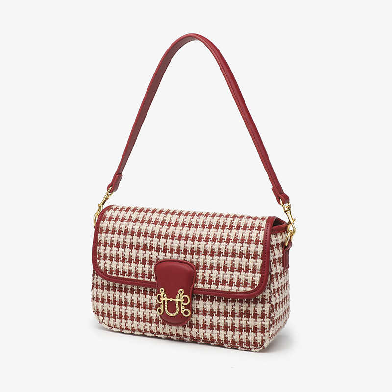 2024 Autumn New Trendy Bird Pattern Underarm Small Square Fashion Versatile Single Shoulder Oblique Straddle Women's Bag_voghion.com