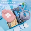 Scarf, water container, headphones, gift box