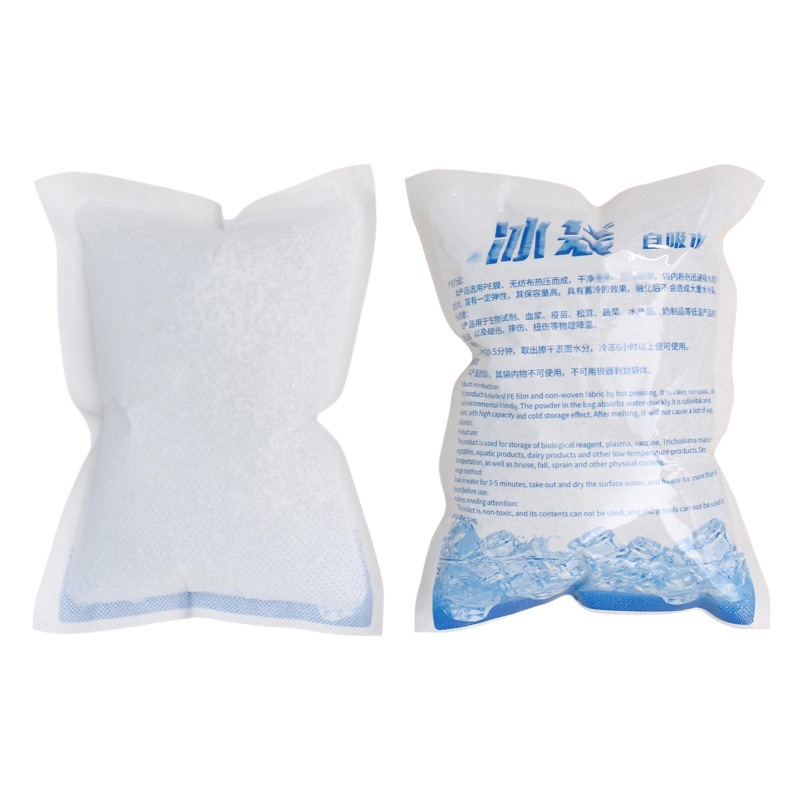 Wholesale Food Preservation Automatic Water-Absorbing Ice Packs, Disposable Ice Packs, Gel Ice Packs, Refrigeration Preservation Ice Packs, Custom-Made
