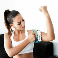 亚马逊TEMU全身滚动保健淋巴按摩滚轮家用按摩器 舒缓肌肉腿部背