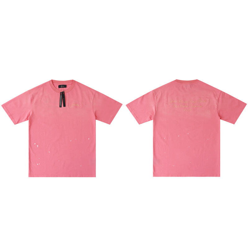 貿易クロスAm新文字クラシックプリント半袖男女同型カップルTシャツiri夏高iri製品タイプ|undefined