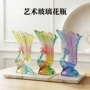 定制桌面水培孔雀插花瓶
