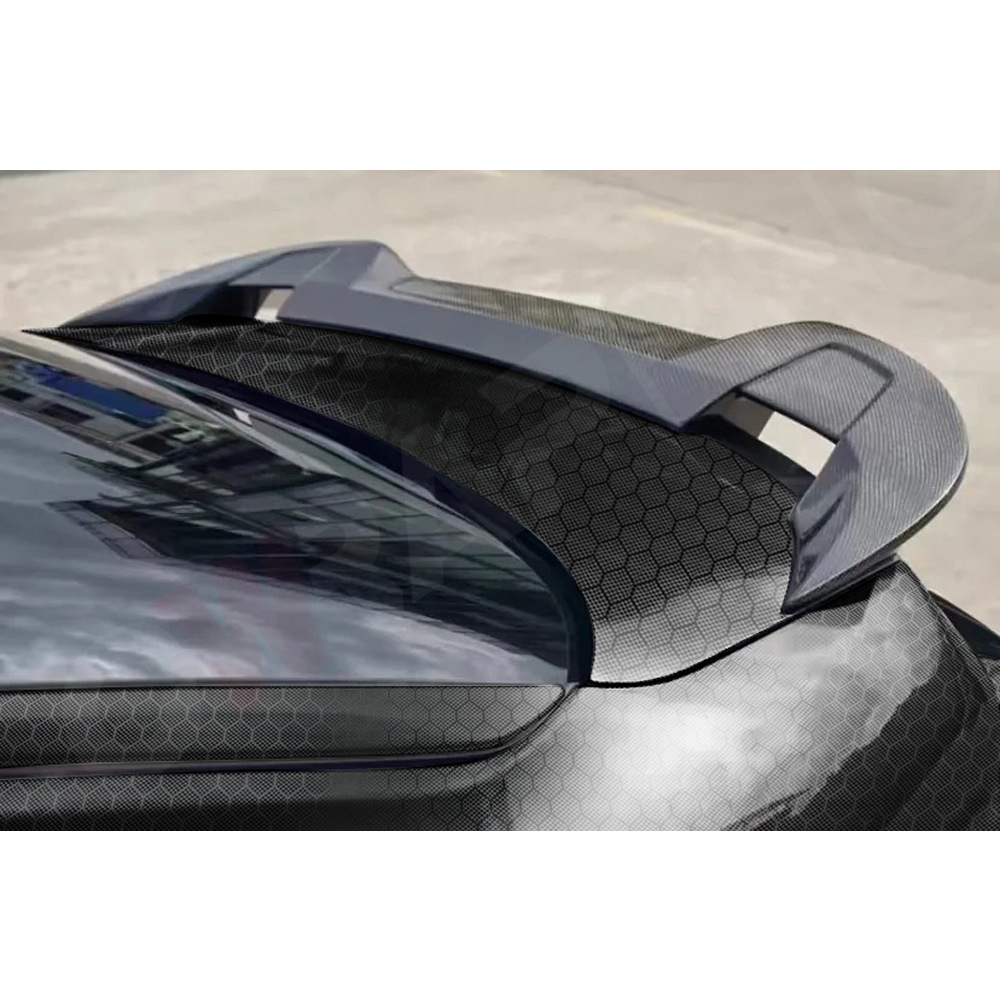 Temu Hot Sale Pet Forged Diamond Carbon Fiber Black Self-Adhesive Interior Rearview Mirror Full Body Sticker Film