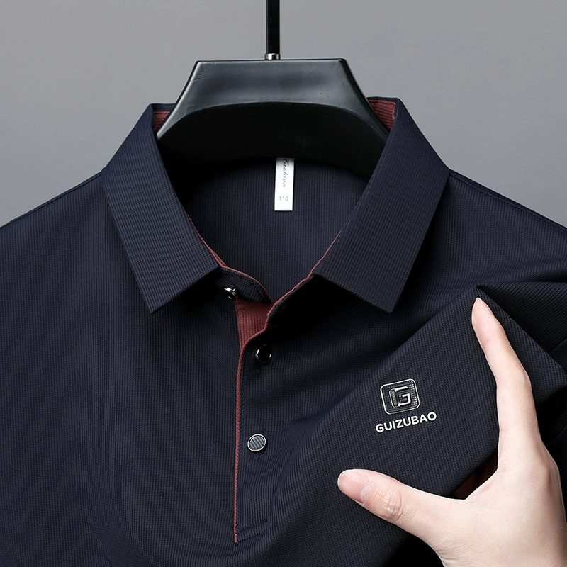Футболка с коротким рукавом, летнее polo для отдыха, стиль высокого качества