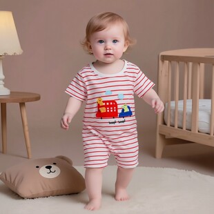 Baby sleeved Clothes Cotton Romper Clothes ODM OEM�냺�B�w��