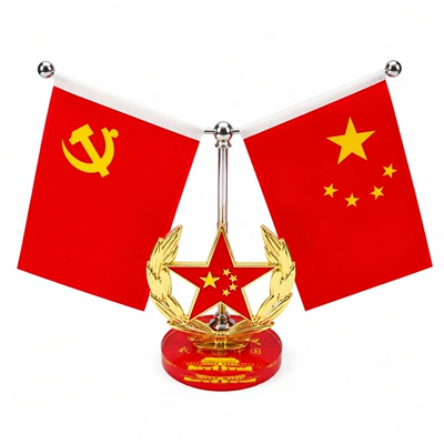Car ornaments: flag, high-end creative interior car