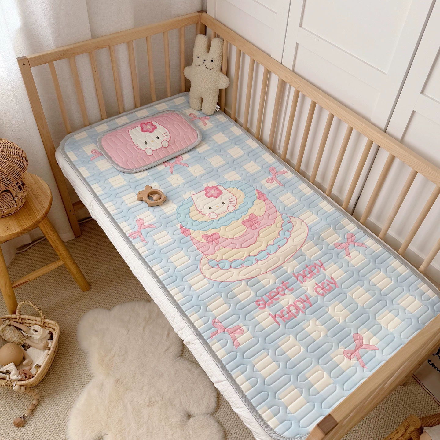 Внешняя торговля трансграничные детские латексные циновки детский сад специальные ледяные шелковые мягкие матрасы Кондиционер мягкие коврики младенец