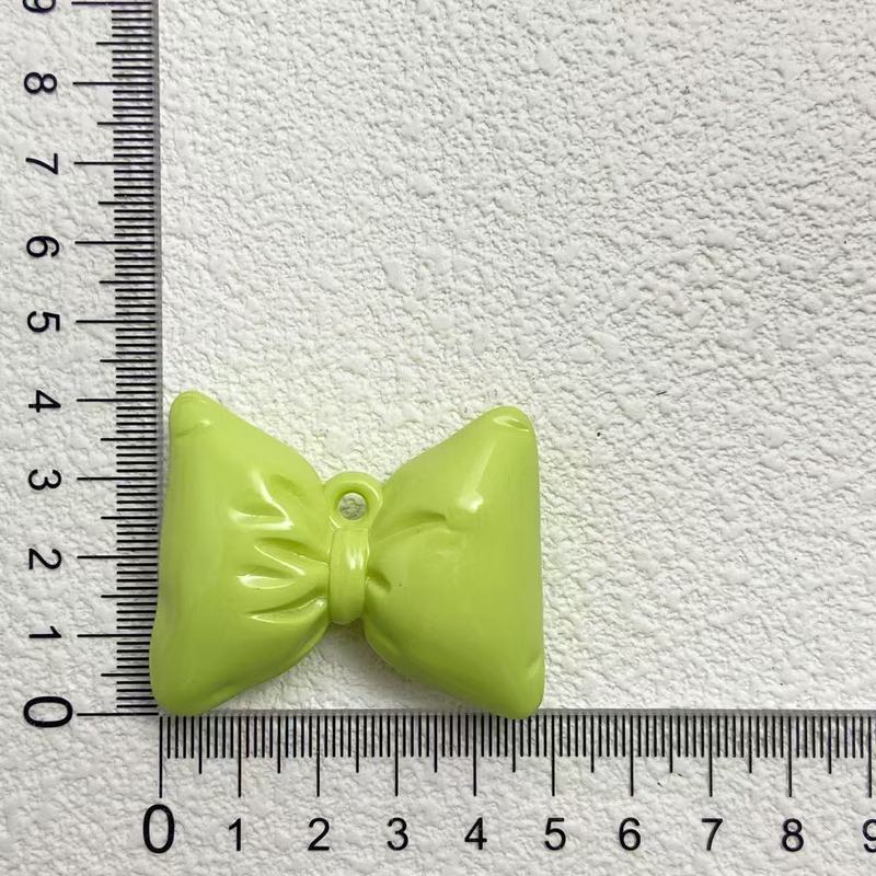 彩色树脂大号领结蝴蝶结吊坠diy手机链钥匙扣配件材手串吊坠挂件|undefined