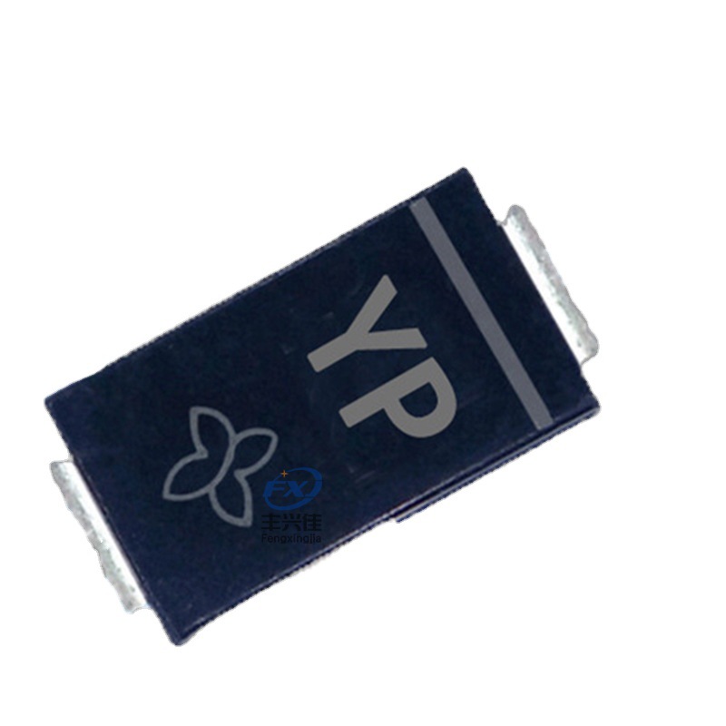 TVS管SMAJ40CA DO-214AC 丝印YP 40V双向 SMA瞬态抑制二极管