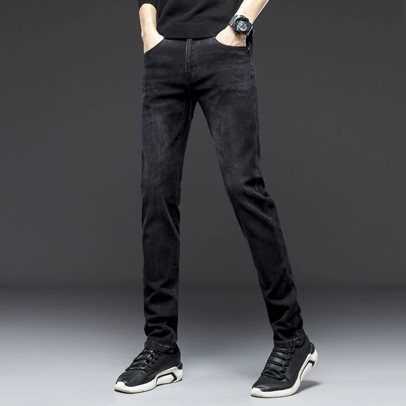 Весенние джинсы, модные штаны, 2023 год, корейский стиль, slim fit
