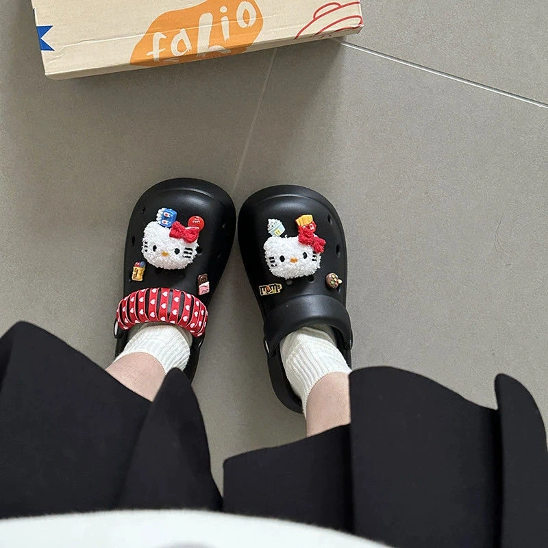 Cartoon footwear, non-slip slide platform, slippers, soft sole, trend of season