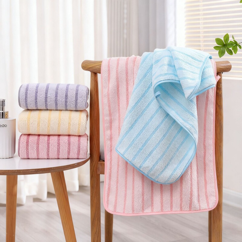 Coral Velvet Towel, Bath Towel, Adult Thickened Soft Face Towel, Lint-Free, Water-Absorbent, Household Bath Towel, Souvenir Gift