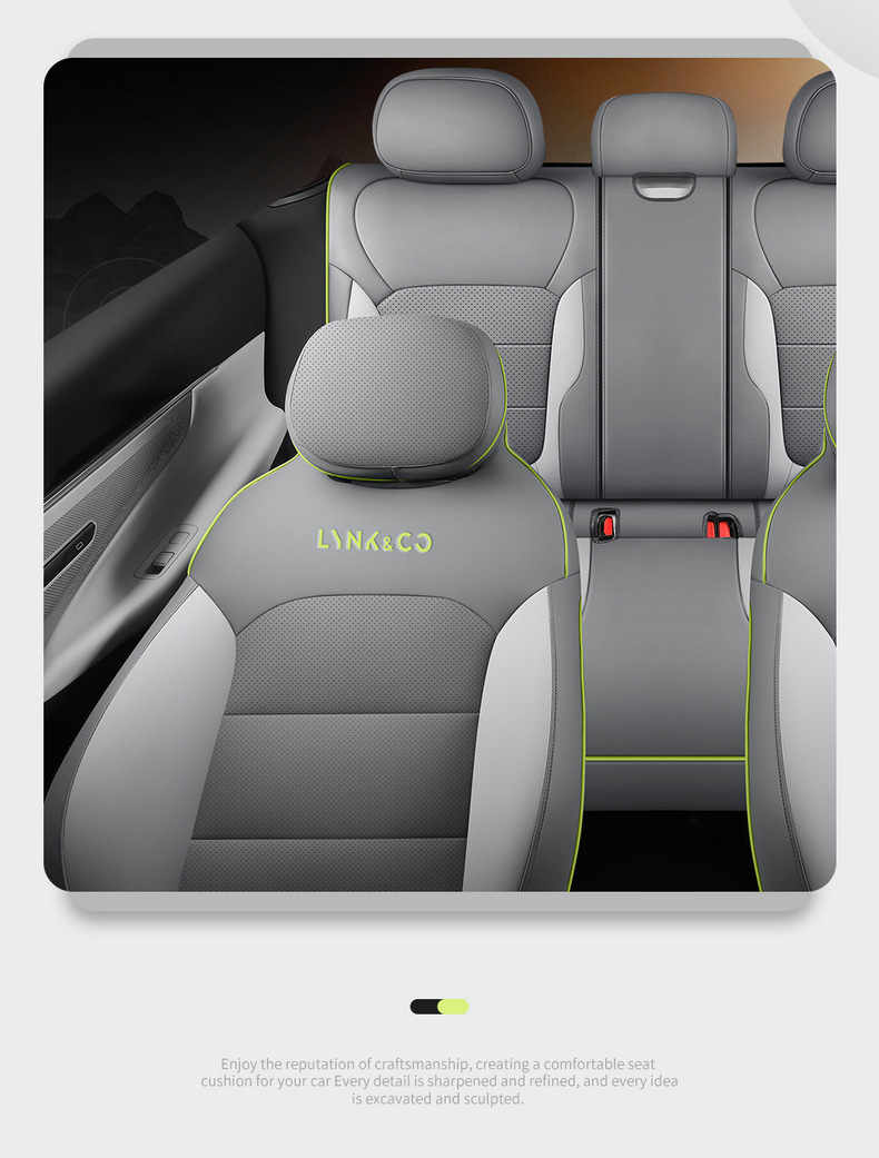 LYNK&CO 08 EMP Dedicated Full Surround Car Seat Cushion Nappa Leather