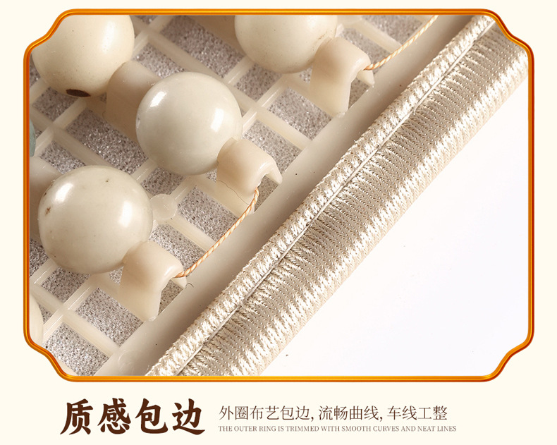 Bodhi Seed All-Season Car Seat Cushion Is Comfortable and Breathable. Summer Beads Car Seat Cushion Natural Bodhi Beads