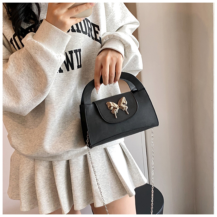 Borsa a mano Wind Niche per donna 2024 nuova elegante piccola borsa a tracolla a catena versatile quadrata_voghion.com