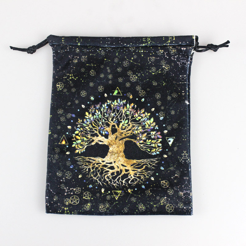 Flannel Material Printing Pattern Casual Style Casual Printing Flannel Daily Party Gift Bags