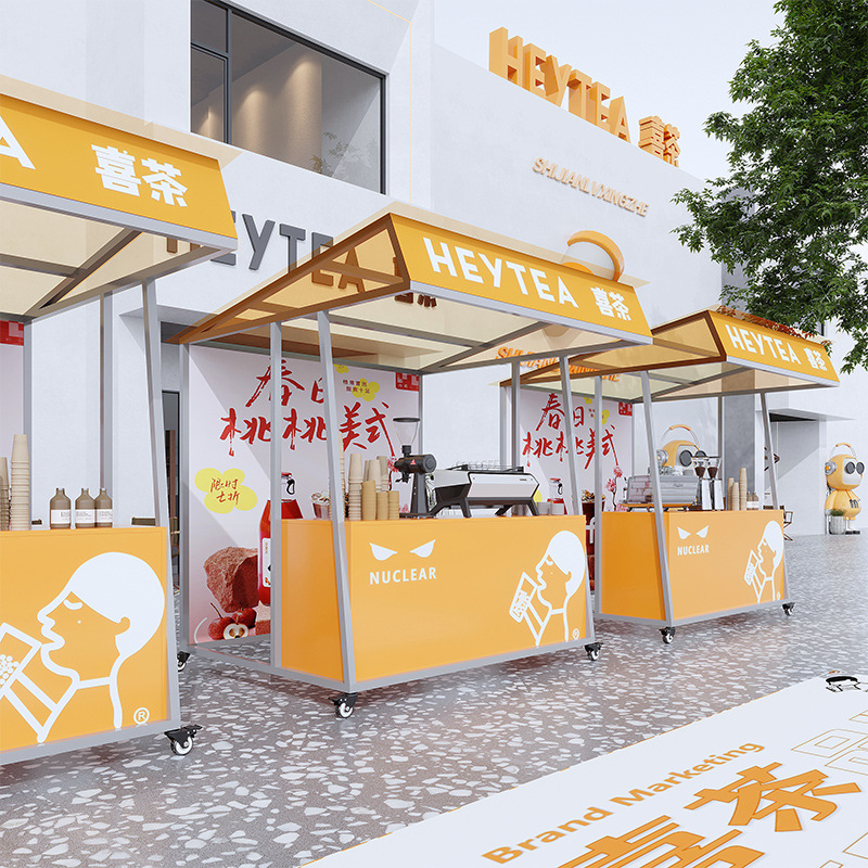 夜市网红摊位集市活动促销架商用景区广场地摊架户外小吃街展示架