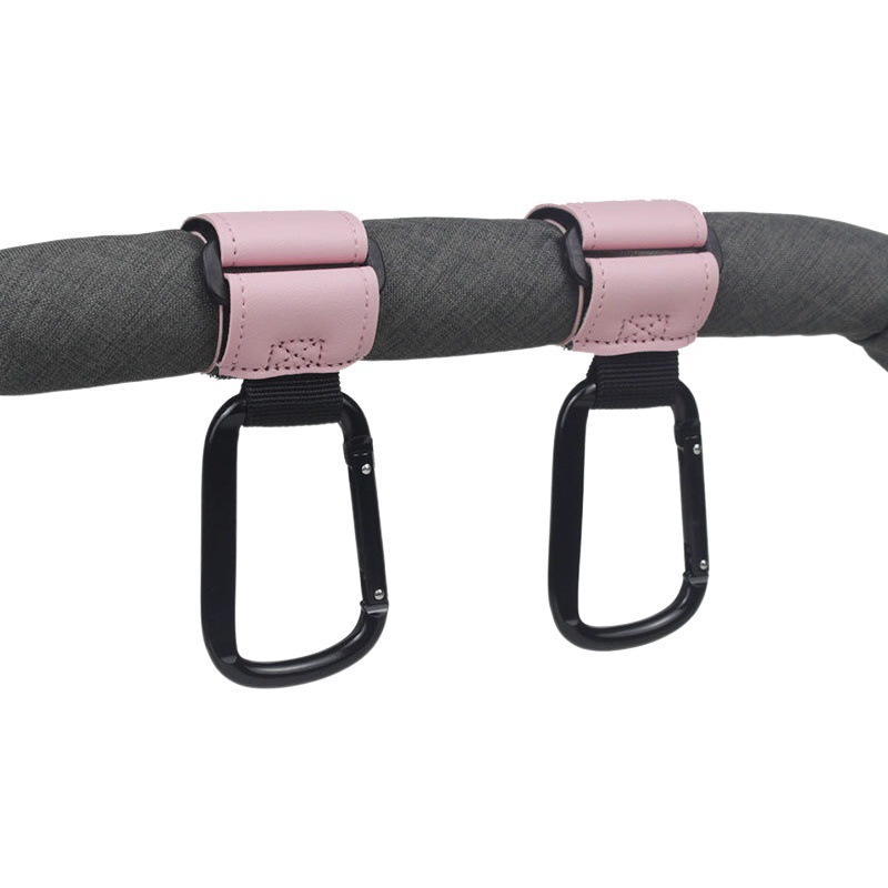 Metal stroller hook buckle baby stroller bag hook PU leather hook hook hook hook hook hook hook hook hook hook Hook 2 Universal