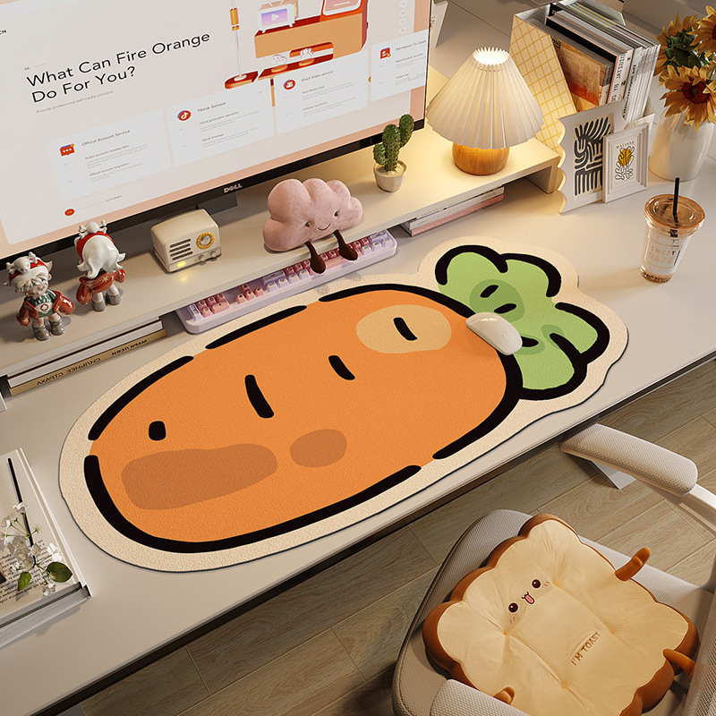 Cute Mouse Pad Oversized Girls High-value Office Computer Desk Pad Large Workstation Desk Keyboard Mat