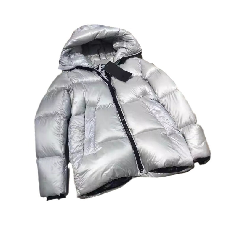Crofton 2252MB Male and female black badge down jacket|undefined