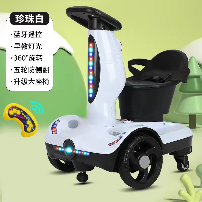 펄화이트 + 대형시트 + 안전벨트 - 리모컨 + 대용량 배터리 + 조기교육 + 듀얼드라이브 + 음악 및 조명