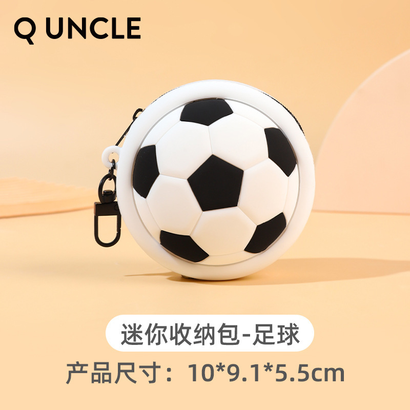 クロスボーダー3D漫画シリコーン小銭入れ収納バッグキーホルダーサッカーバッグオリジナルデザイン野球バッグテニスバッグ