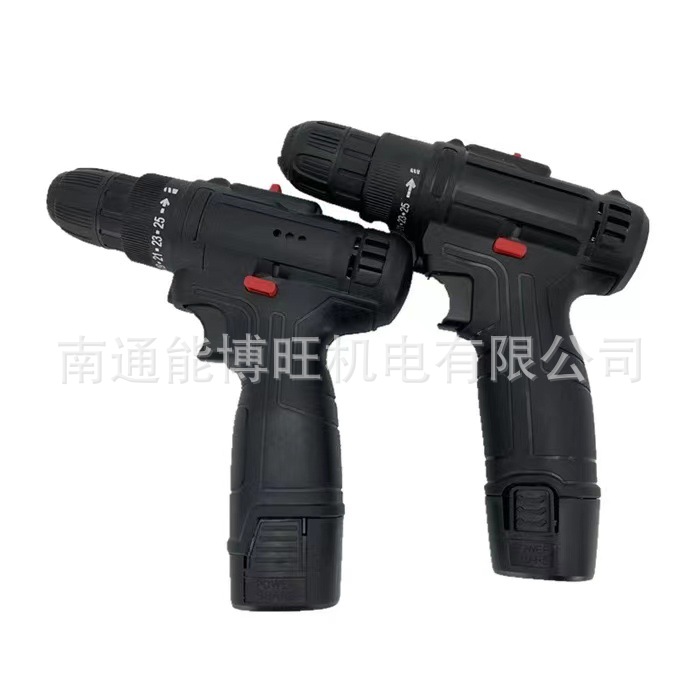 Venta al por mayor taladro eléctrico taladro de mano de litio recargable taladro de mano pequeño taladro de mano multifuncional destornillador eléctrico taladro de impacto