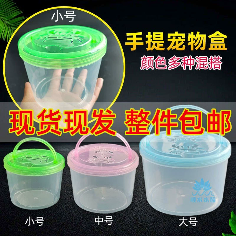 Детская ручная крабовая бочка Черепаха коробка мини-коробка для домашних животных