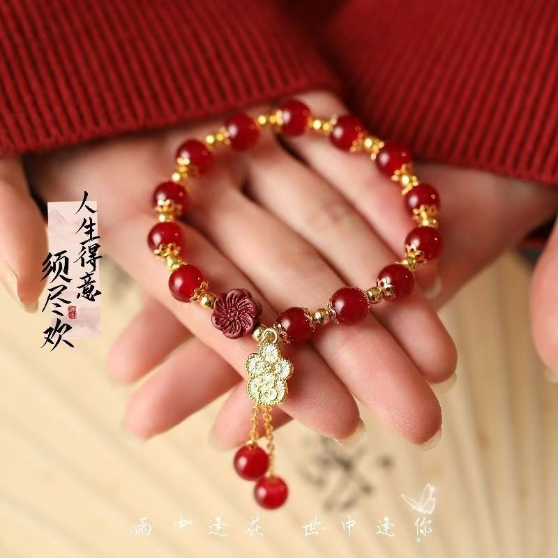 热销超仙甜美彩韵手链小众秋新款手串摆摊精致双圈手饰送女友礼物|undefined