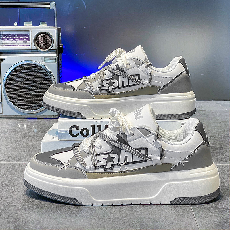 Nuevos zapatos de skate de tendencia de nicho zapatos de carrera casuales zapatos de moda retro de suela gruesa estudiantes