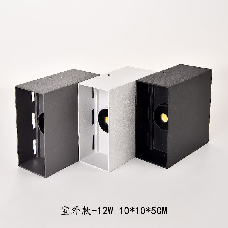 AliExpress Amazon luz LED oscurecimiento de noche lámpara de pared interior de aluminio moderno simple arriba y abajo de la lámpara de pasillo de iluminación