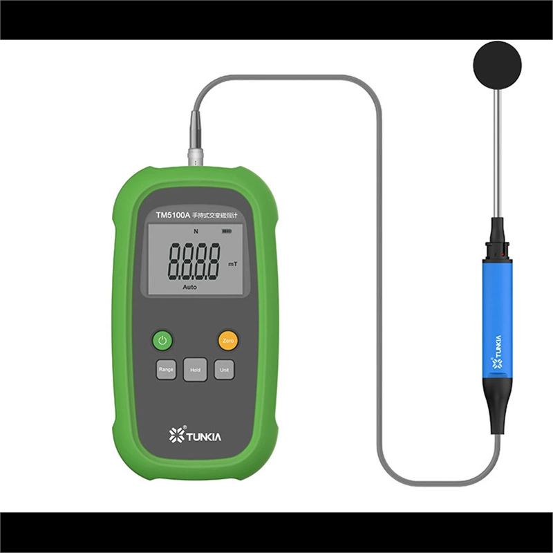 Гауссметр переменного тока TM5100A-1 класса Ручной Тесламетр магнитометр TUNKIA Чанша Тяньхэн