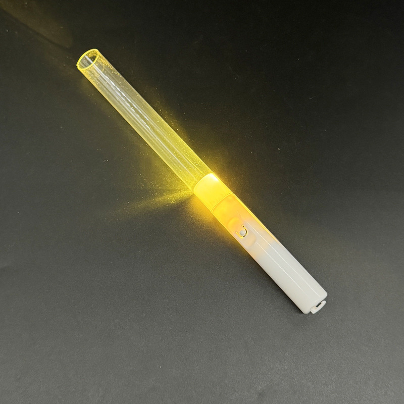 긴 아크릴 손잡이 노란색