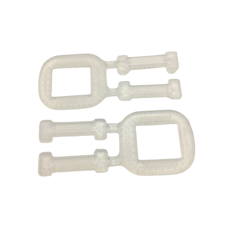 甘肃PP柔性打包带专用塑料手工打包扣山东透明塑胶手拉收紧包装扣