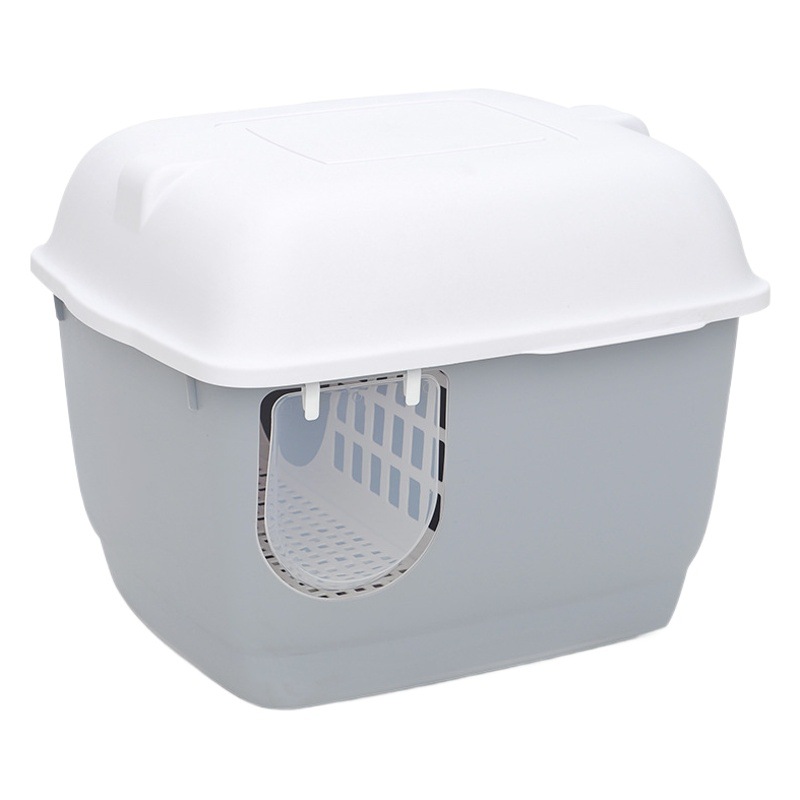 Corredor caja de arena para gatos canal largo desodorante anti-Arena completamente cerrado inodoro de gran tamaño gatito gato grande suministros