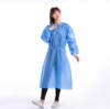 Disposable isolation clothing 45g SMS blue isolation clothing protective clothing waterproof breathable thickened Anti-dressing isolation clothing