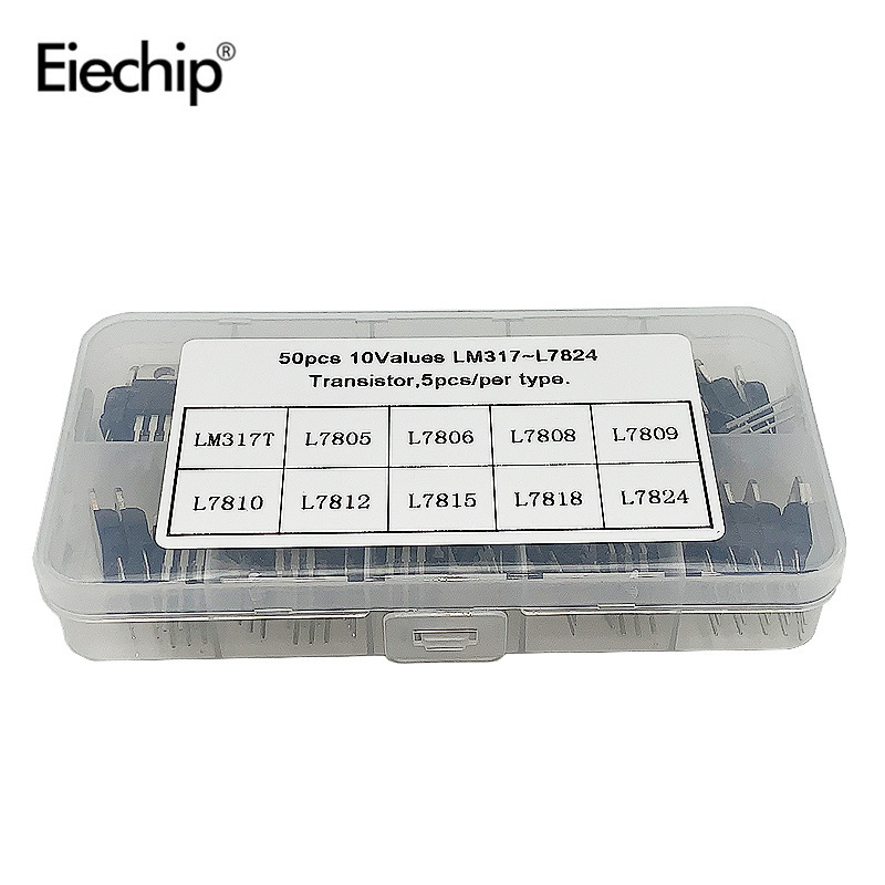 L7805~L7824系列套装TO-220三极管LM317T三端稳压管50pcs10种规格